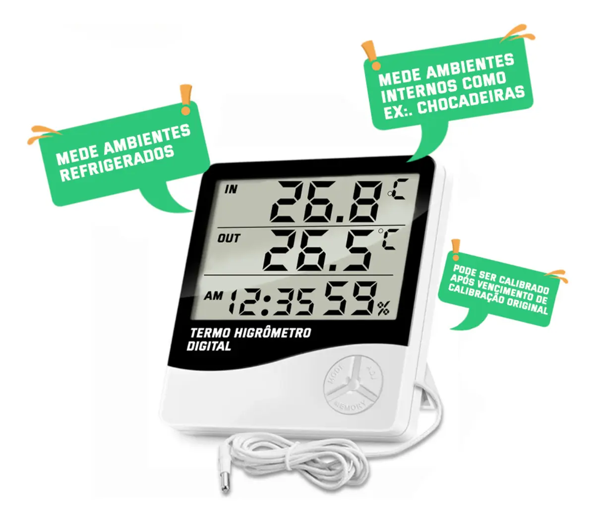 Medidor de Umidade e Temperatura - Imagem 3